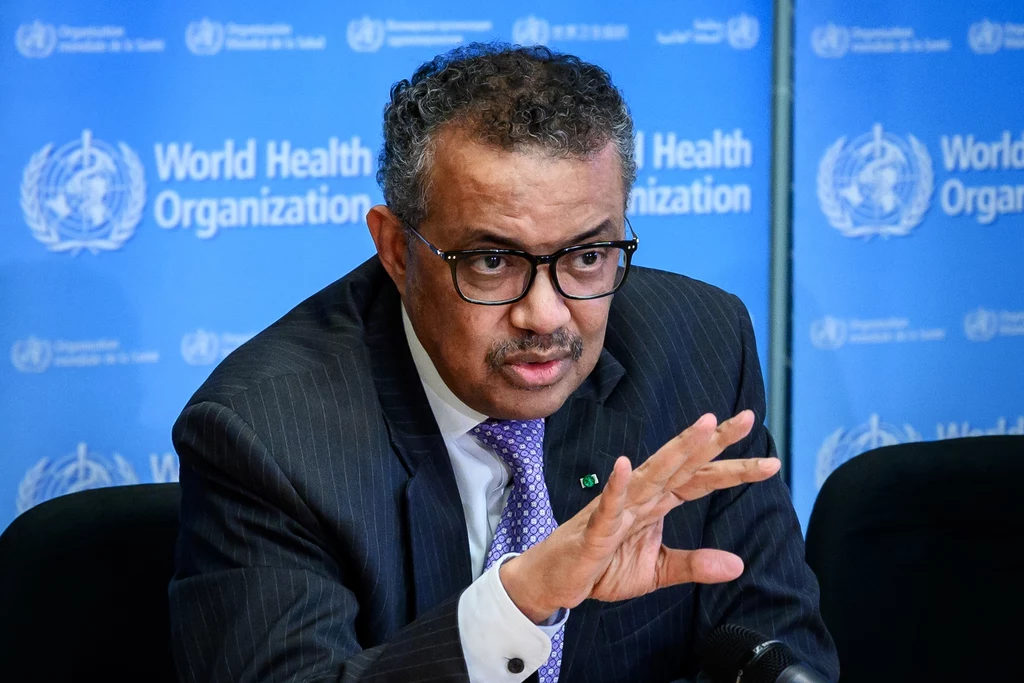 Szef WHO Tedros Adhanom Ghebreyesus Szef WHO Tedros Adhanom Ghebreyesus