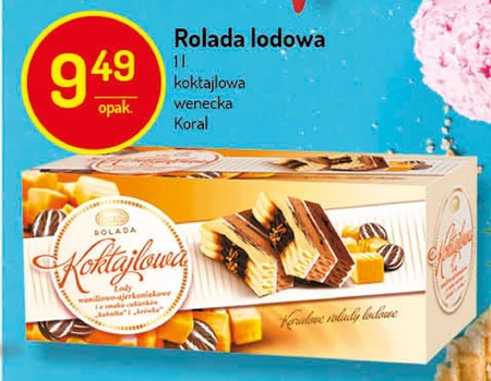 Rolada lodowa Koral