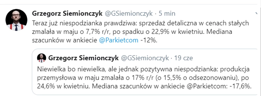 Dobre dane zaskoczyły analityków 