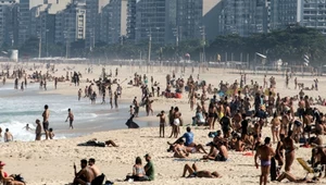 Jedna z plaż w Rio de Janeiro (20.06.2020)