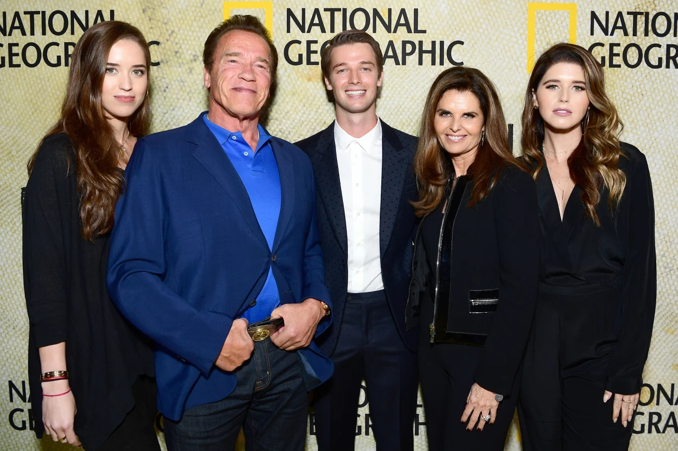 Arnold Schwarzenegger i Maria Shriver z dziećmi Arnold Schwarzenegger i Maria Shriver z dziećmi
