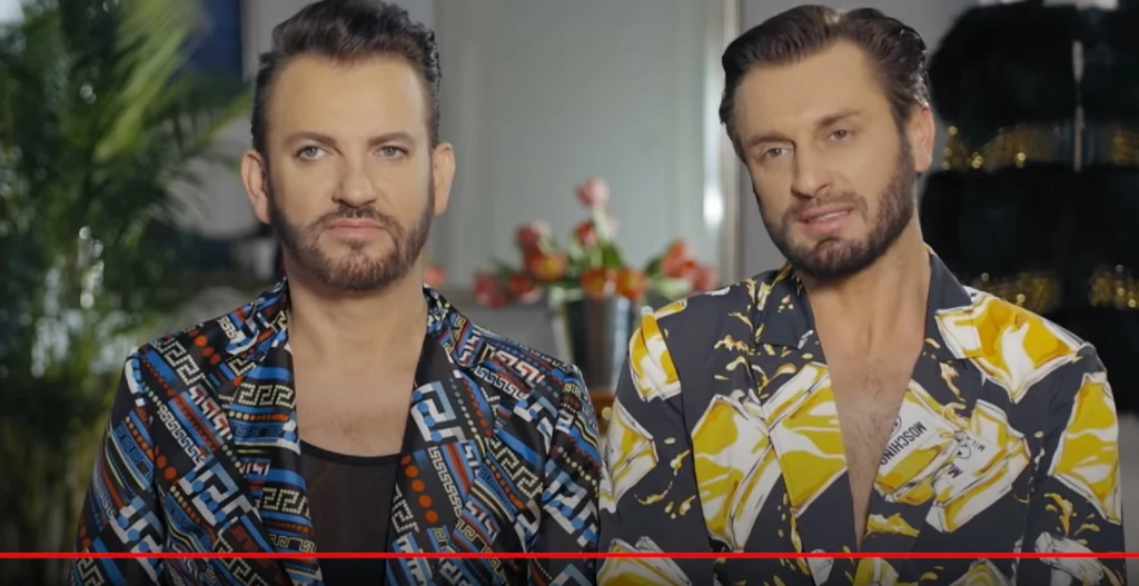 Rafał i Gabriel w "Królowych życia" 