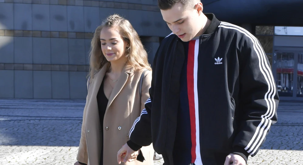 Wiktoria Gąsiewska i Adam Zdrójkowski Wiktoria Gąsiewska i Adam Zdrójkowski