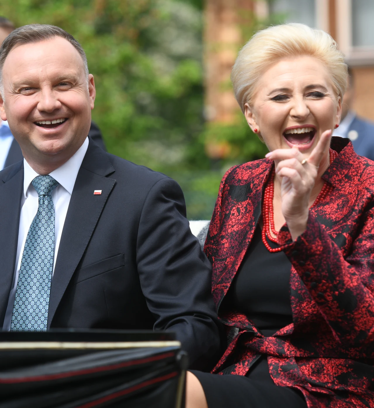 Andrzej Duda i Agata Duda