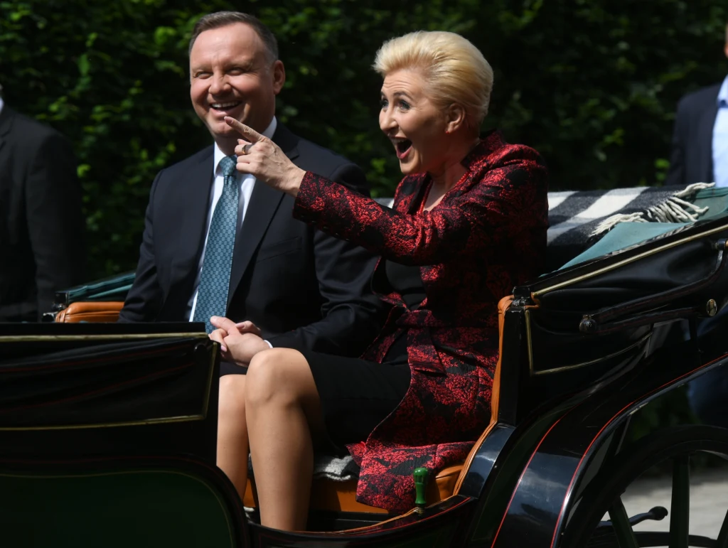 Andrzej Duda i Agata Duda