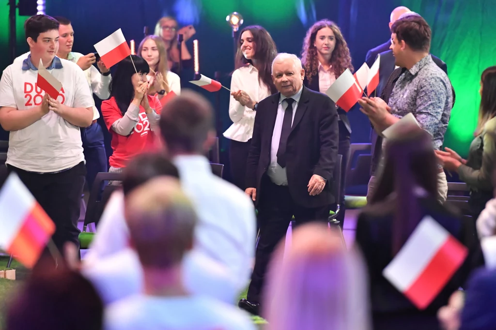 Prezes Prawa i Sprawiedliwości Jarosław Kaczyński podczas Konwencji Forum Młodych PiS Prezes Prawa i Sprawiedliwości Jarosław Kaczyński podczas Konwencji Forum Młodych PiS