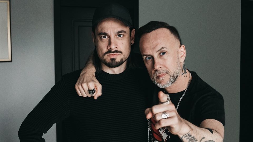 Nergal z reżyserem Claudio Marino