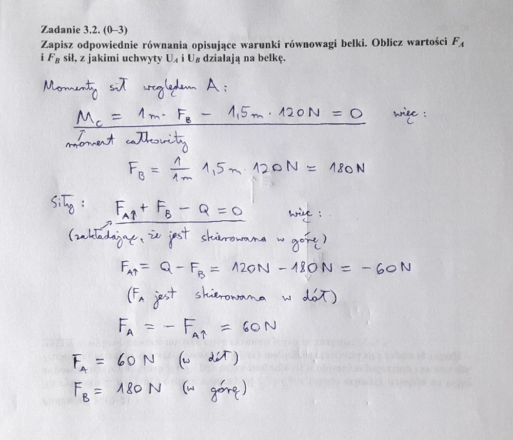 Matura z fizyki - odpowiedź do zad. 3.2 Matura z fizyki - odpowiedź do zad. 3.2
