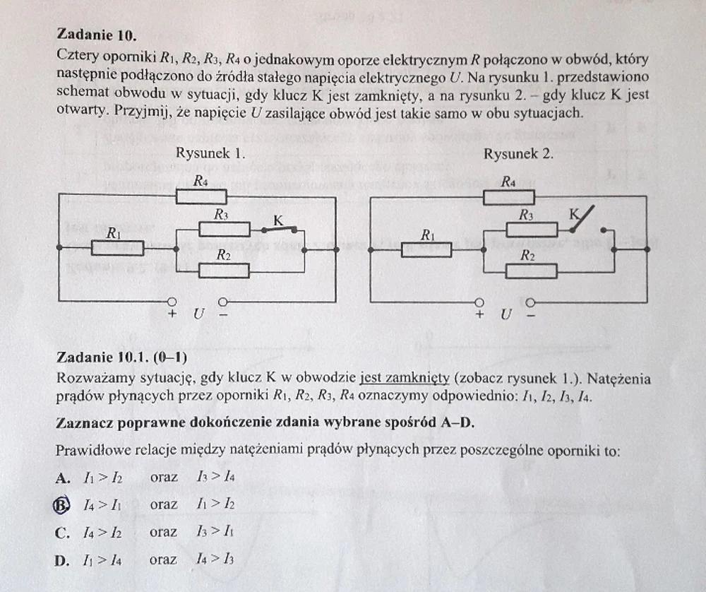 Matura z fizyki - odpowiedź do zad. 10.1 Matura z fizyki - odpowiedź do zad. 10.1
