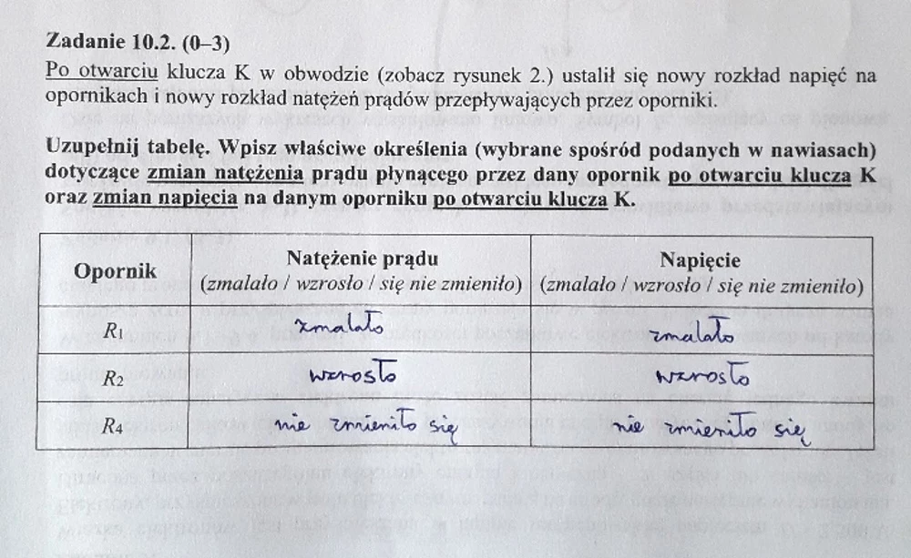 Matura z fizyki - odpowiedź do zad. 10.2 Matura z fizyki - odpowiedź do zad. 10.2
