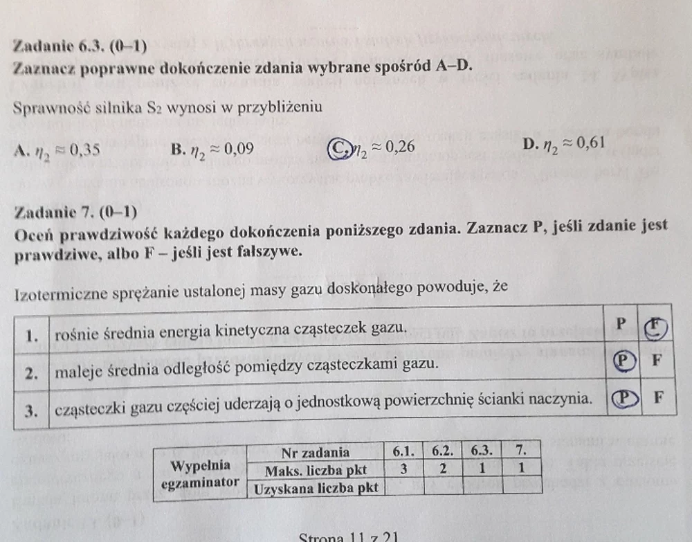 Matura z fizyki - odpowiedzi do zad. 6.3 i 7 Matura z fizyki - odpowiedzi do zad. 6.3 i 7