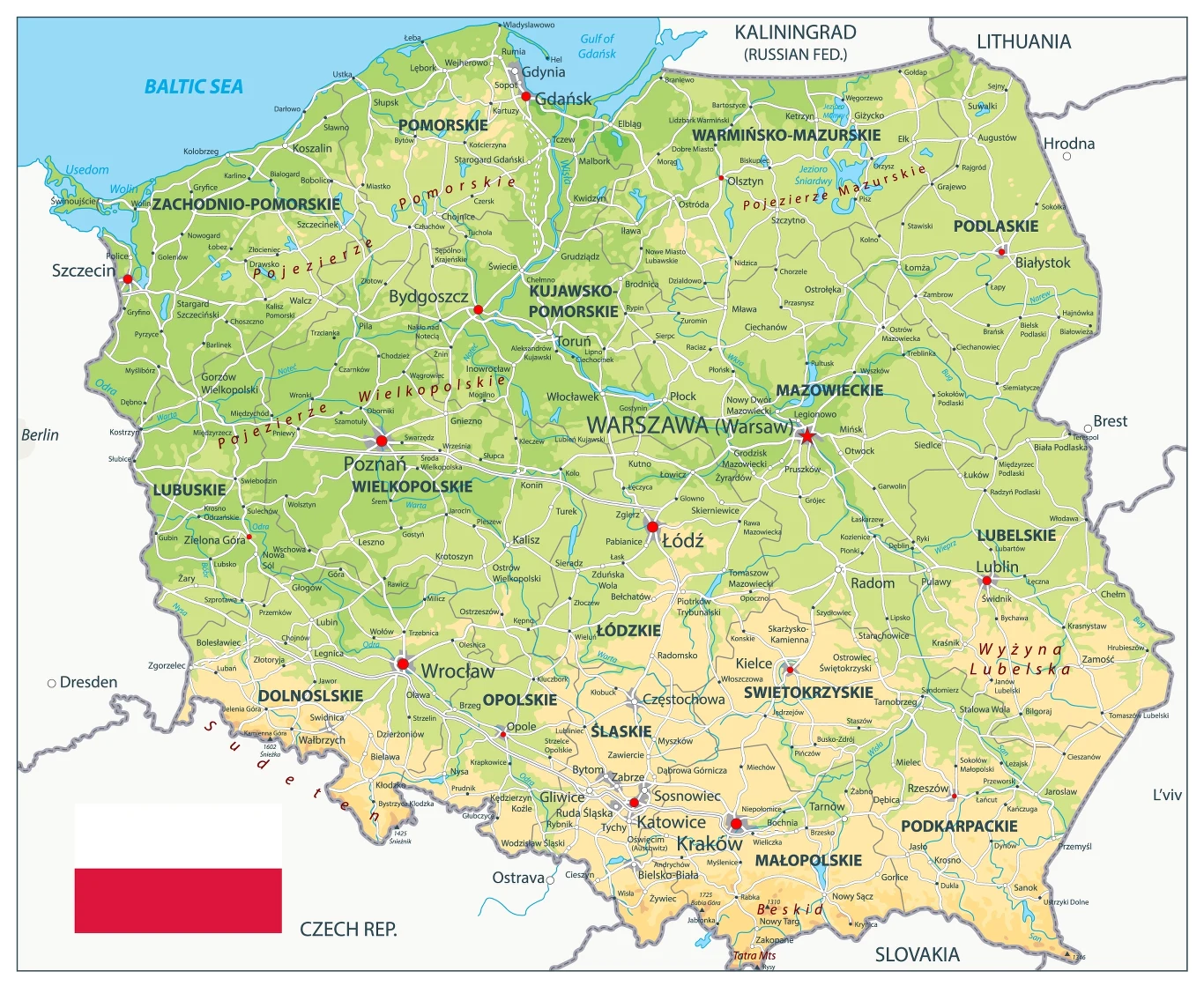 Najmniej jodu jest na południu Polski