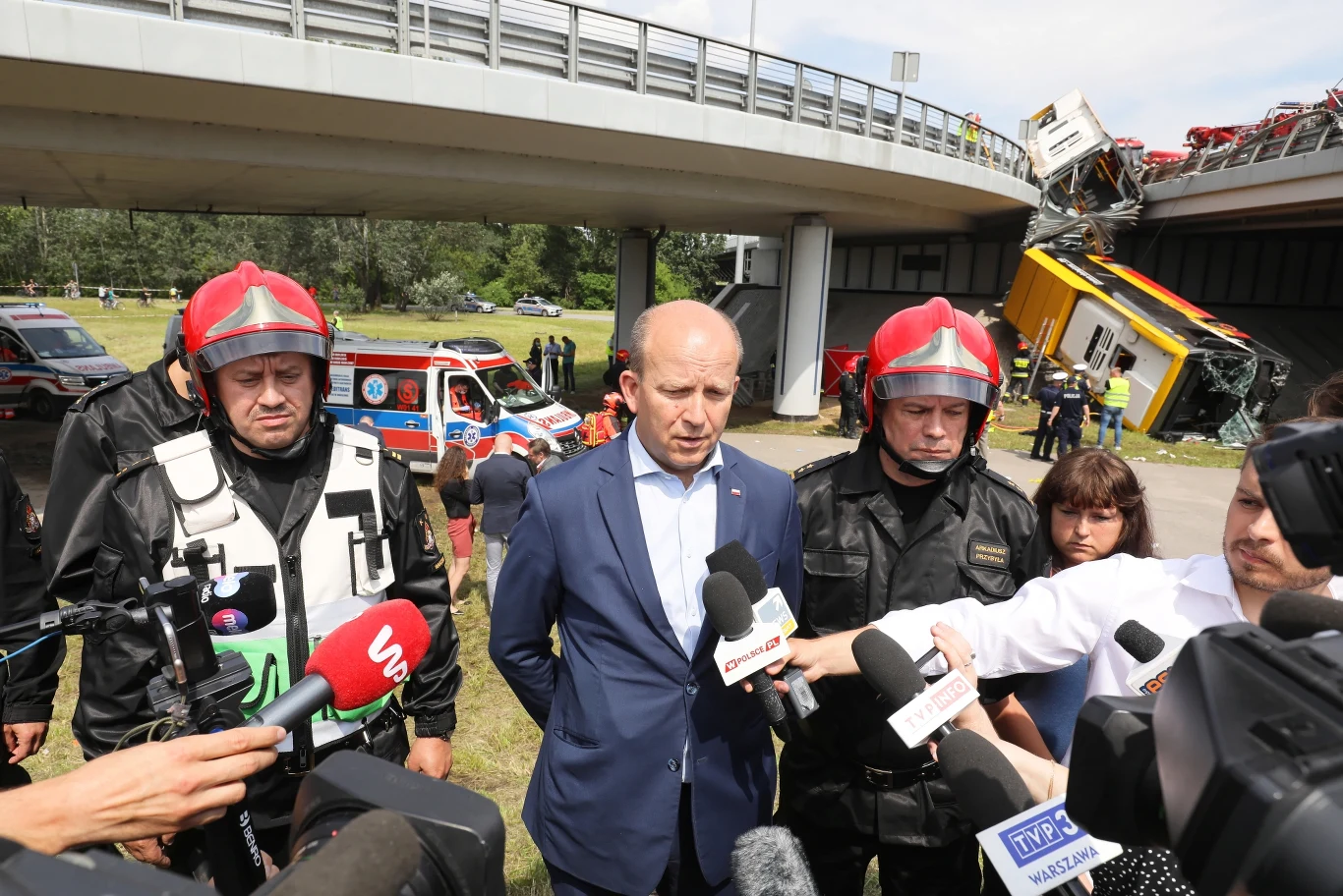 Na miejscu pojawił się również wojewoda mazowiecki Konstanty Radziwiłł.
