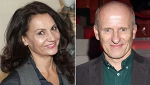 Małgorzata Pieczyńska z pierwszym mężem