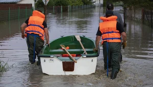 Podtopienia i zalania na skutek nawalnicy na Podkarpaciu