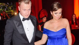 Kuba Wesołowski z żoną Agnieszką