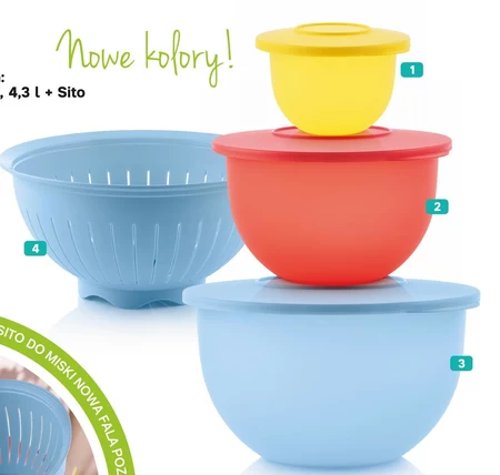 Zestaw misek Tupperware