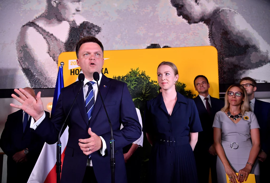 wieczór wyborczy Szymona Hołowni wieczór wyborczy Szymona Hołowni
