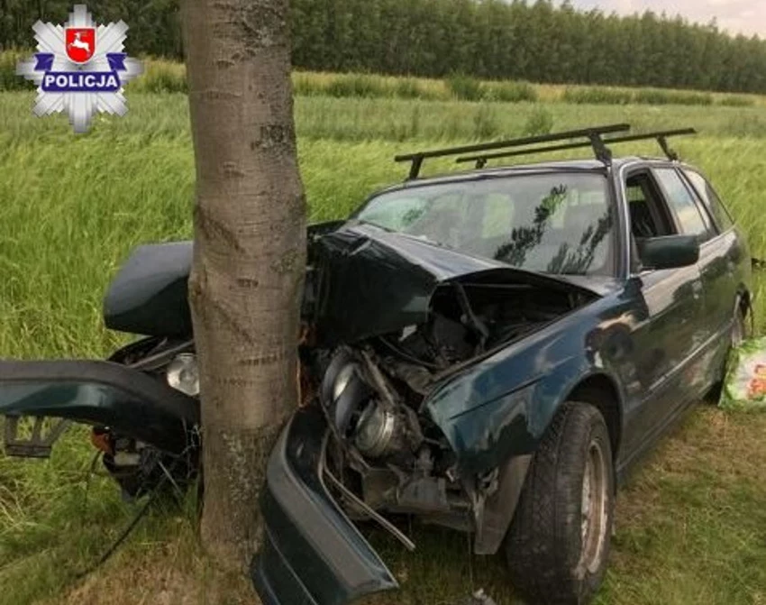 Auto nadaje się na złom, ale rannych nie było