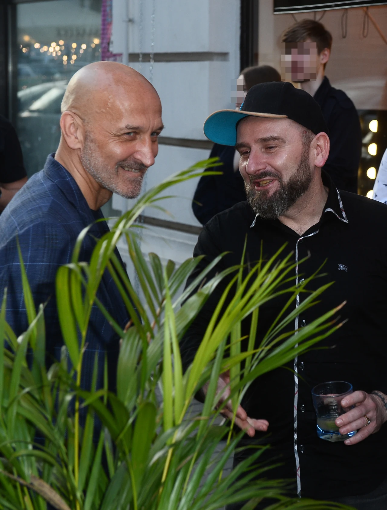 Kazimierz Marcinkiewicz i Liroy na otwarciu restauracji Kazimierz Marcinkiewicz i Liroy na otwarciu restauracji