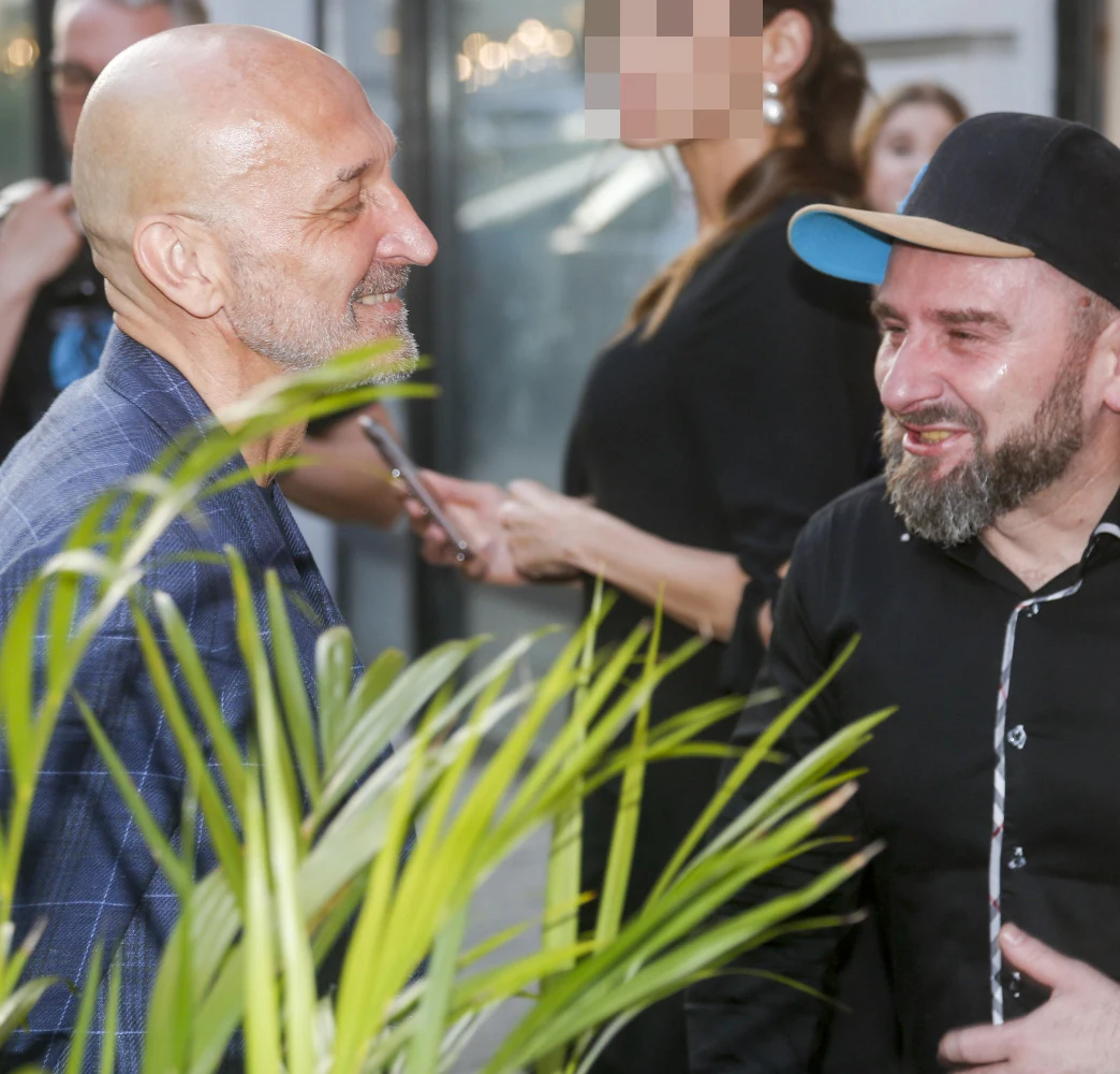 Kazimierz Marcinkiewicz i Liroy na otwarciu restauracji Kazimierz Marcinkiewicz i Liroy na otwarciu restauracji