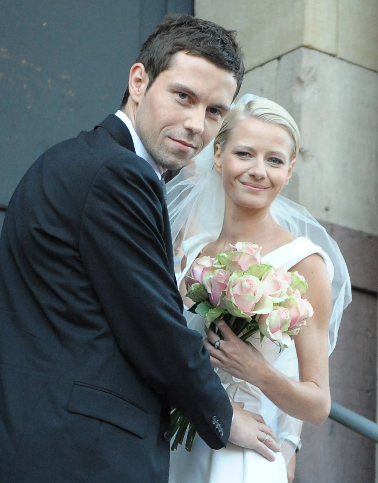 Małgorzata i Bartek w dniu ślubu Małgorzata i Bartek w dniu ślubu