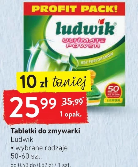 Tabletki do zmywarki Ludwik