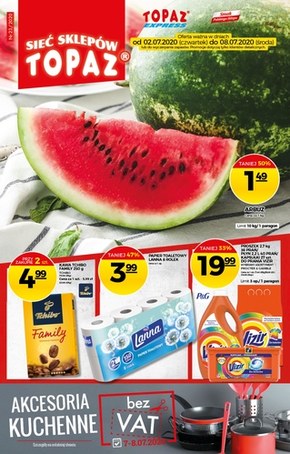 Promocje w sklepach Topaz