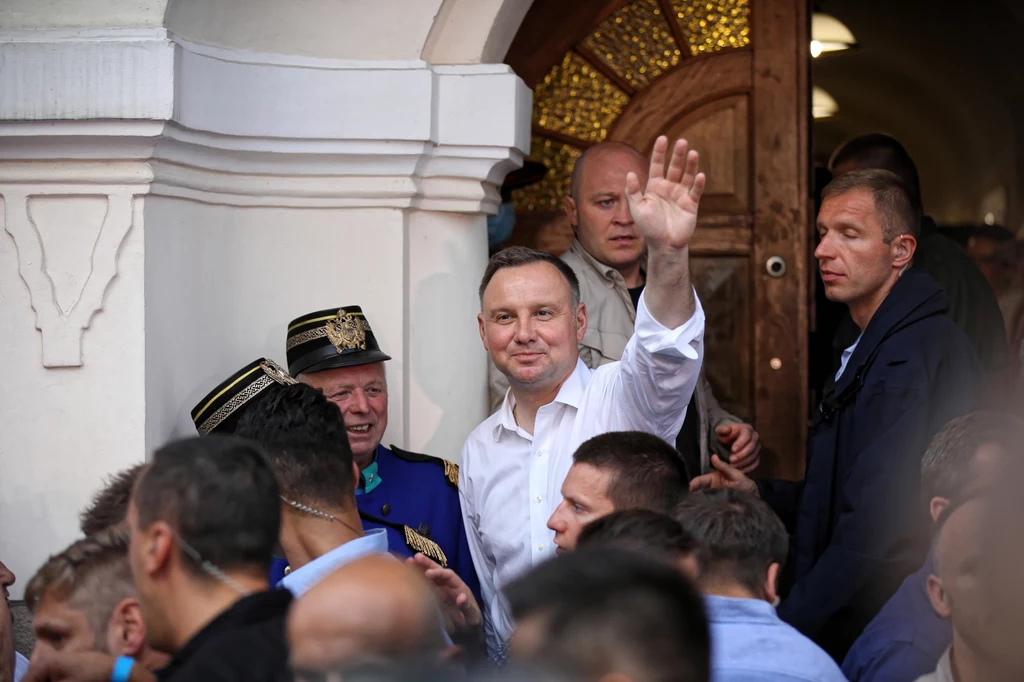 Andrzej Duda w Skoczowie jeszcze przed I turą wyborów Andrzej Duda w Skoczowie jeszcze przed I turą wyborów