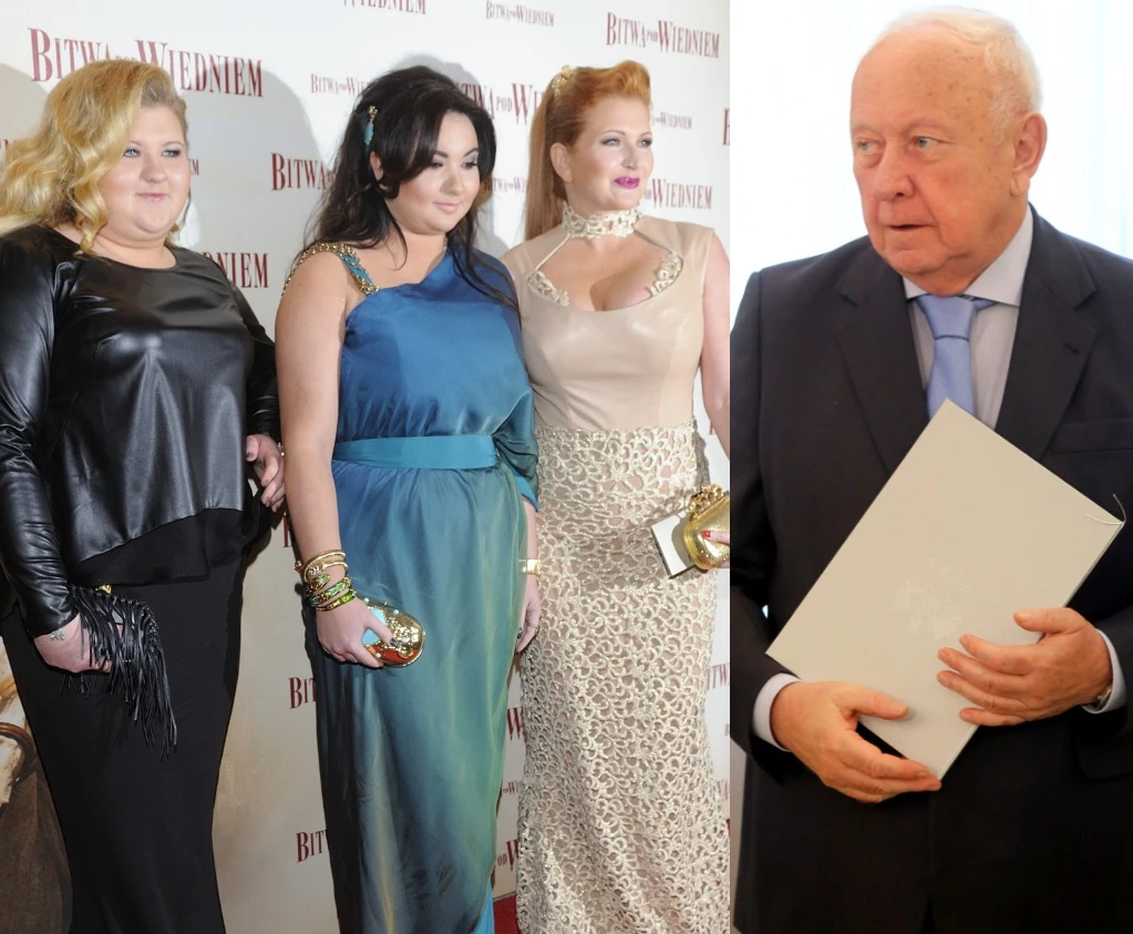 Marta z córkami oraz Zbigniew Grycan Marta z córkami oraz Zbigniew Grycan