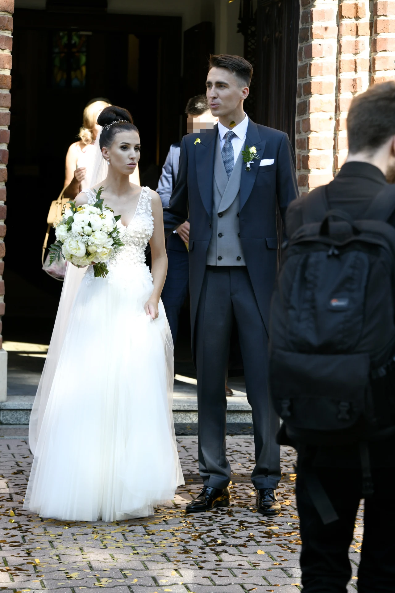 Natalia Schetyna z mężem