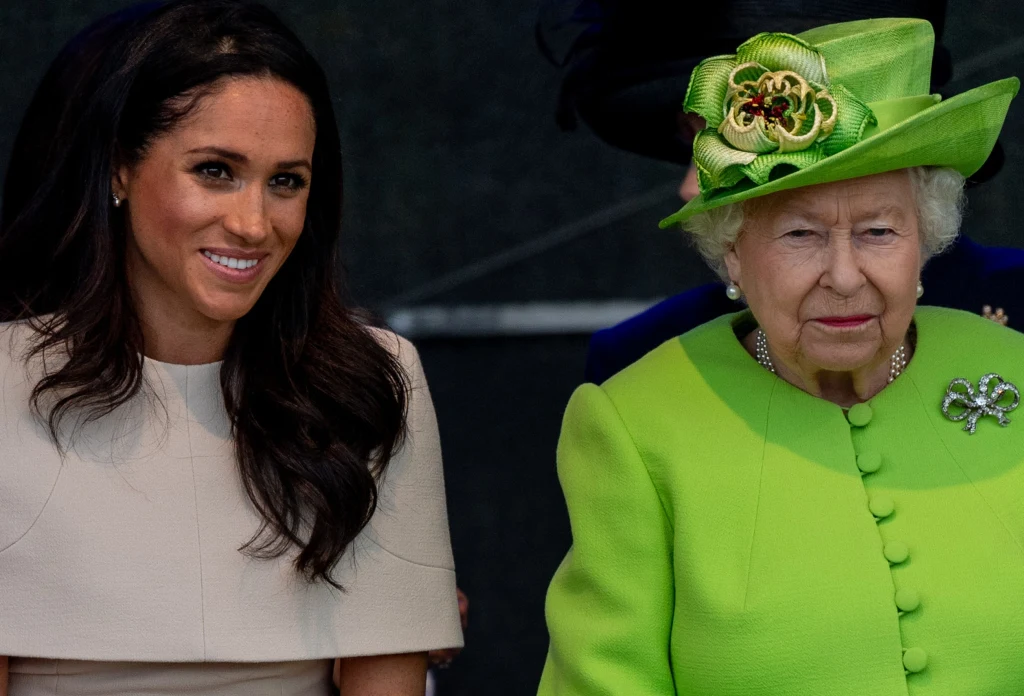 Meghan Markle i królowa Elżbieta II