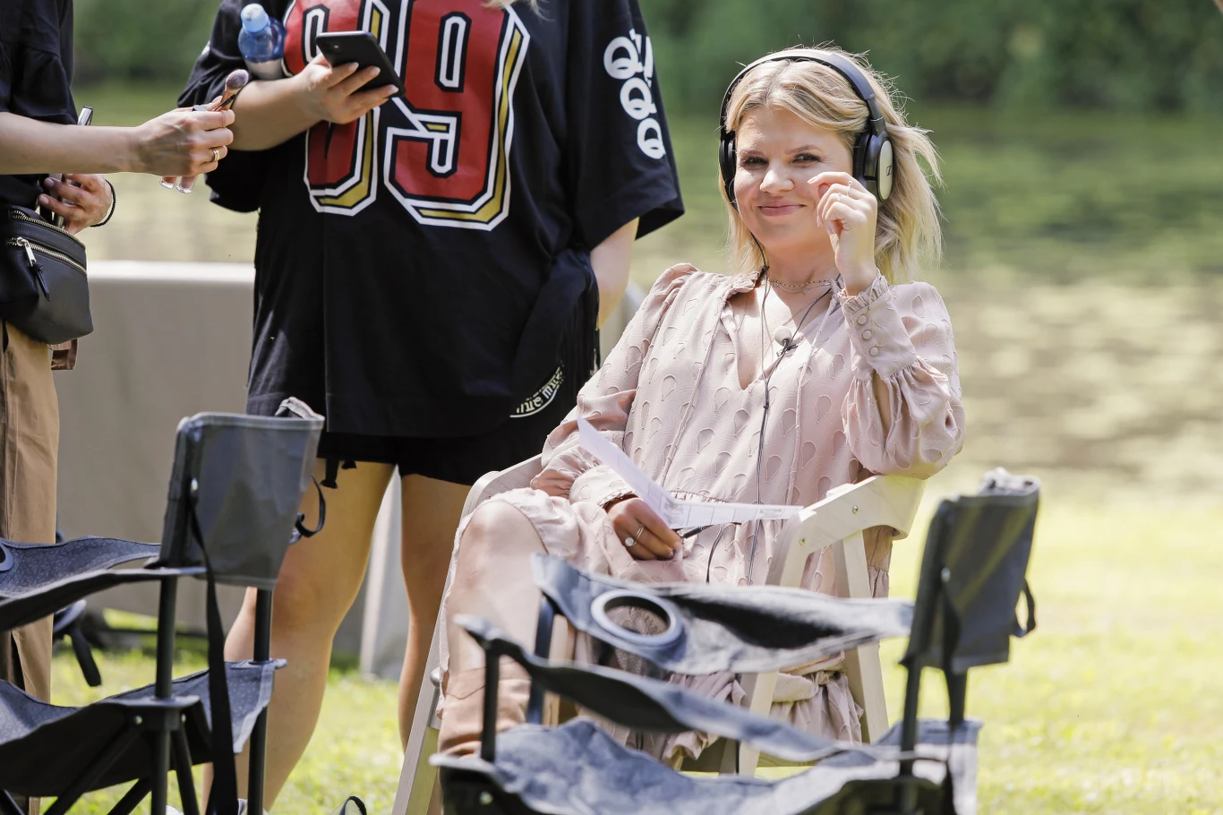 Marta Manowska na planie nowego sezonu "Rolnik szuka żony" Marta Manowska na planie nowego sezonu "Rolnik szuka żony"