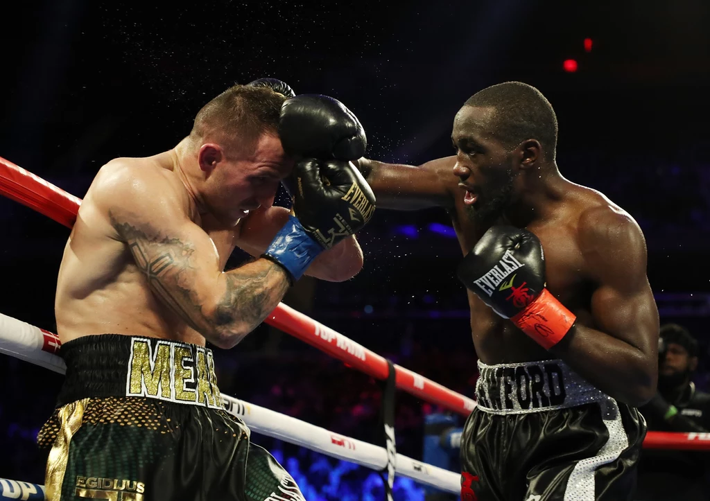 Terence Crawford w walce z Egidijusem Kavaliauskasem Terence Crawford w walce z Egidijusem Kavaliauskasem