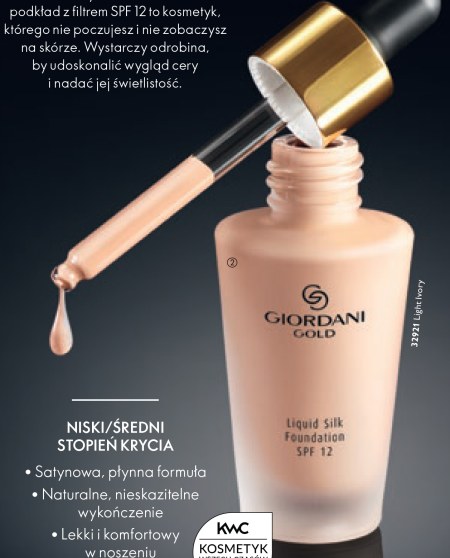 giordani gold liquid silk foundation