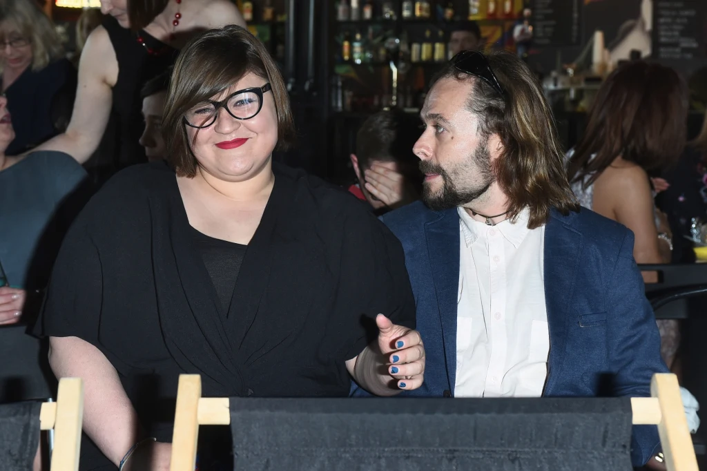 Dominika Gwit z mężem