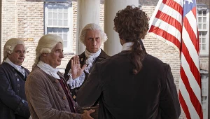 Kadr z filmu "Waszyngton: wojna i pokój" - emisja na kanale History od 3 lipca 2020