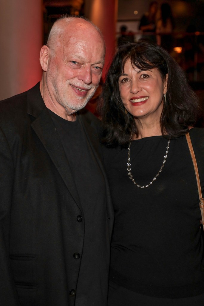 David Gilmour z żoną Polly Samson