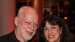 David Gilmour z żoną Polly Samson