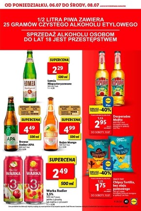 Od poniedziałku w Lidlu
