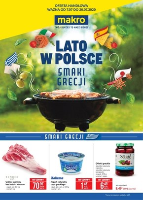 Oferta specjalna Makro - smaki Grecji!
