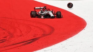 Kimi Räikkönen nie ukończył wyścigu przez problemy techniczne