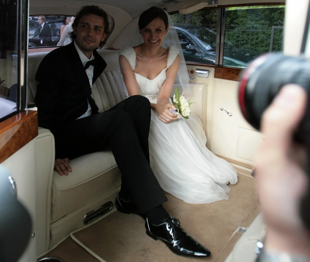 Tomek i Reni w dniu ślubu Tomek i Reni w dniu ślubu