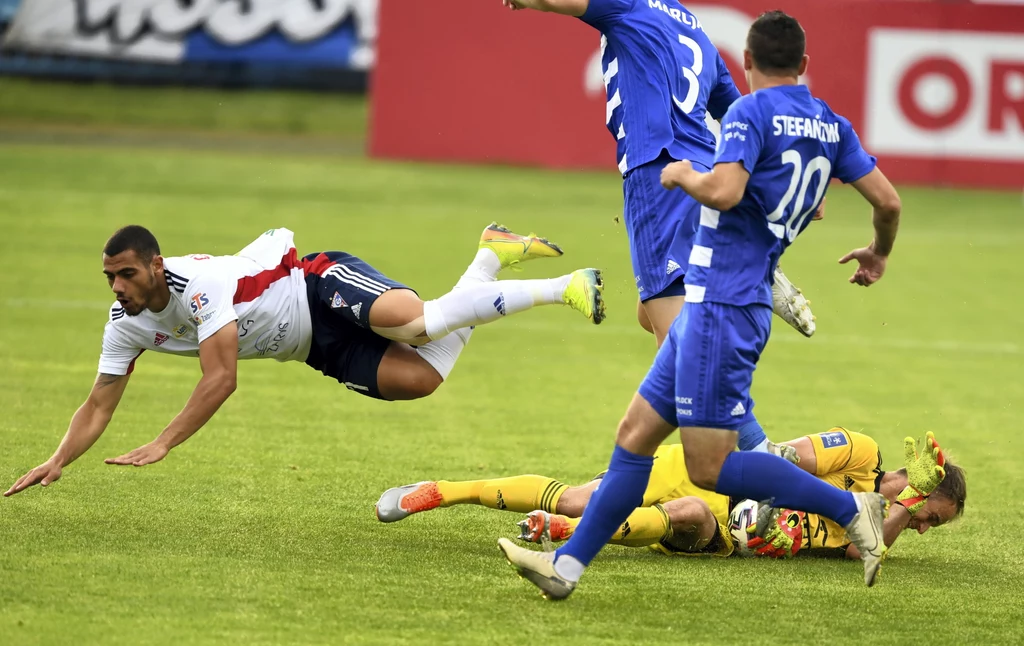 Kadr z meczu Wisła Płock - Górnik Zabrze Kadr z meczu Wisła Płock - Górnik Zabrze