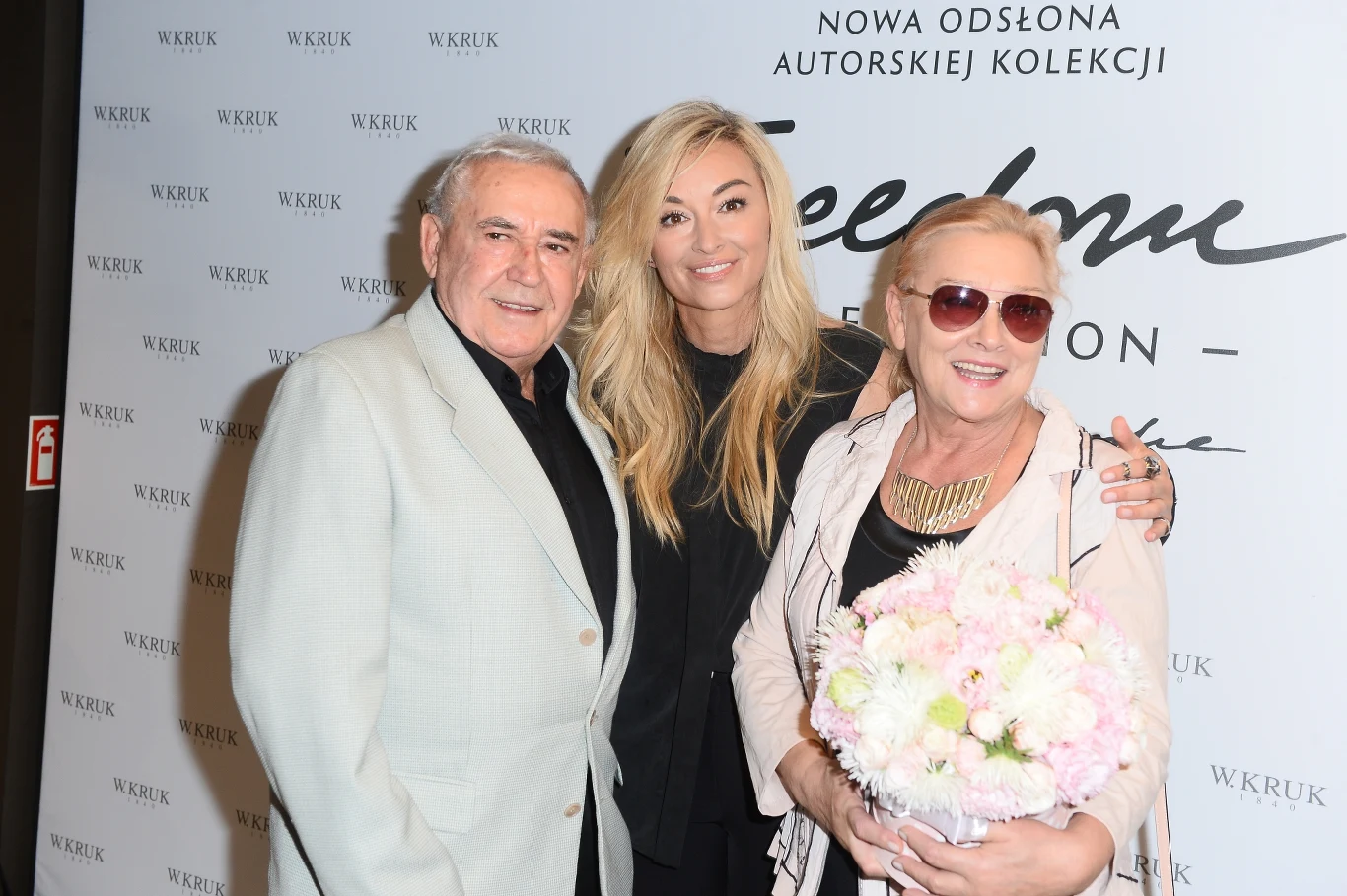 Martyna Wojciechowska z rodzicami Martyna Wojciechowska z rodzicami