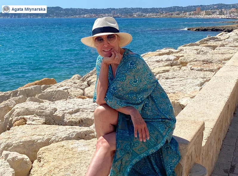 Agata Młynarska spędza wakacje w słonecznej Hiszpanii