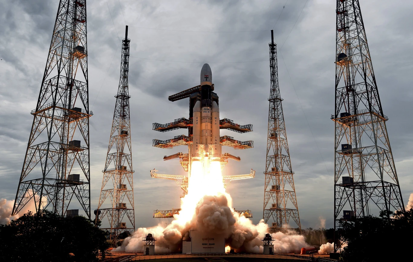 Start sondy Chandrayaan-2