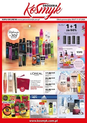 Letnie promocje w drogeriach Kosmyk