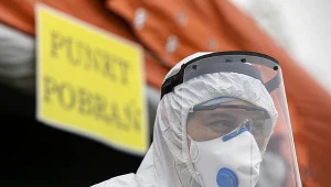 Mobilny punkt pobierania wymazów, zdj. ilustracyjne