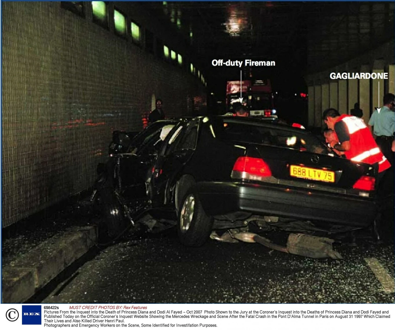 Samochód, którym jechała księżna